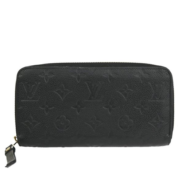 LOUIS VUITTON LV Zippy Wallet Long Wallet Monogram Empreinte BK M61864 33EA589 - Picture 1 of 16